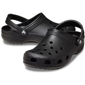 NWT- CROCS Mens Classic Clogs - Black - 8